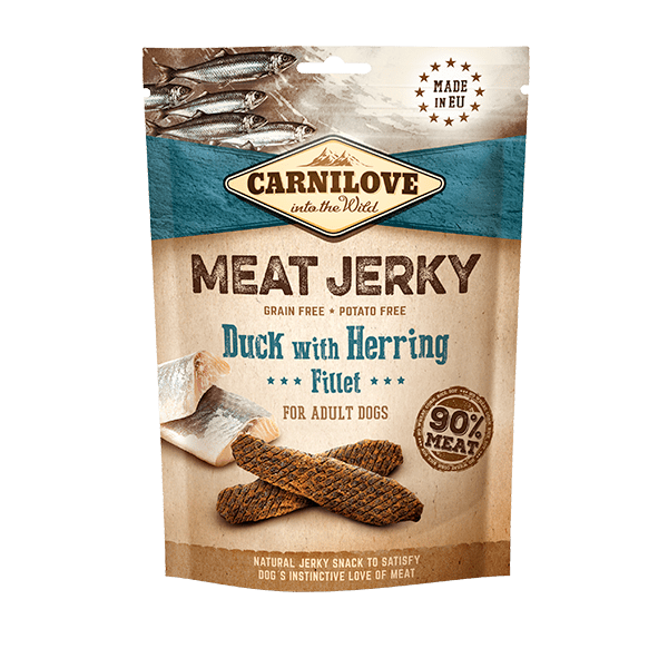 Carnilove Jerky Duck with Herring Fillet