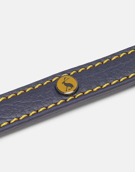 Joules - Navy Leather Lead