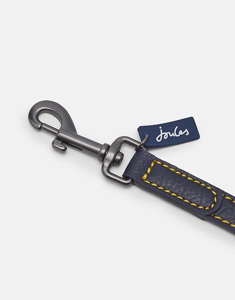 Joules - Navy Leather Lead