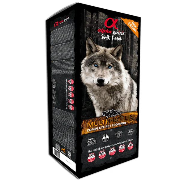 Alpha Spirit- Multi-Protein Complete Dog Food – Semi-Moist