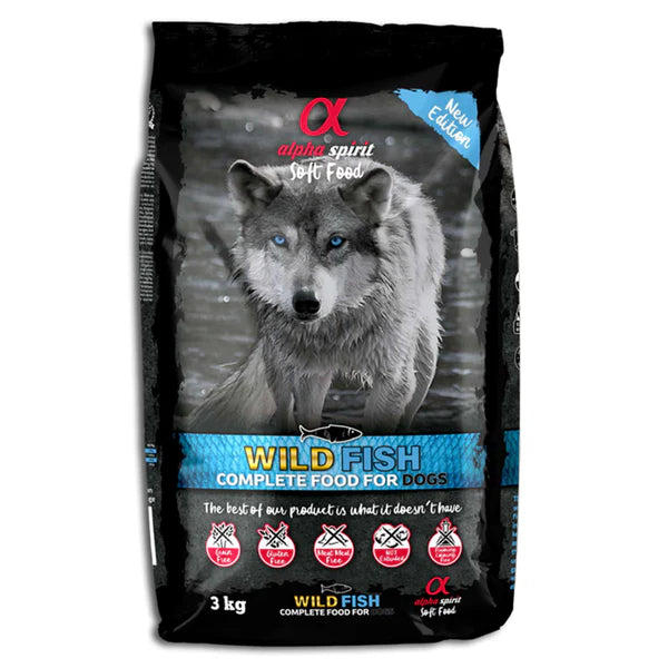 Alpha Spirit- Wild Fish Complete Dog Food – Semi-Moist