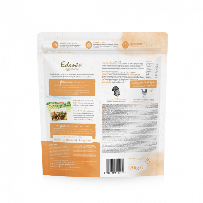 Feline Feast Turkey & Chicken 1.5KG