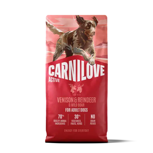 Carnilove ACTIVE Venison, Reindeer & Wild Boar Dog Food
