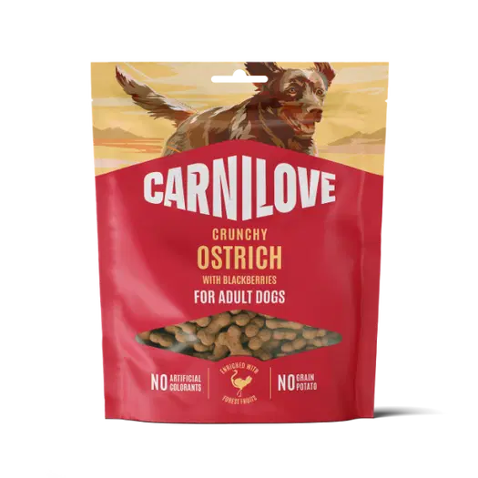 Carnilove Ostrich with Blackberries Crunchy Dog Treats