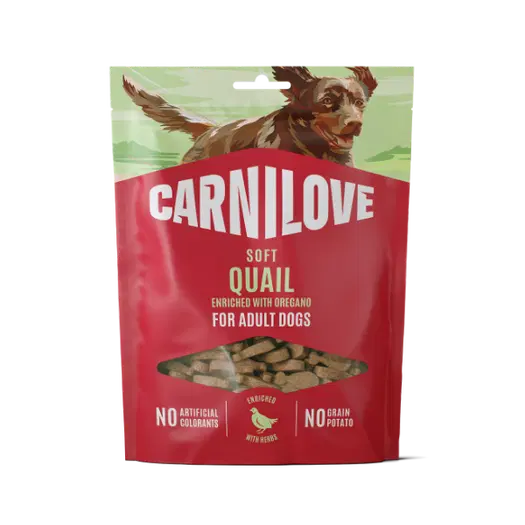 Carnilove Quail enriched with Oregano Soft Dog Treats
