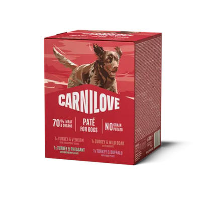 Carnilove Dog Pouch Paté Multipack (4 x 300g)