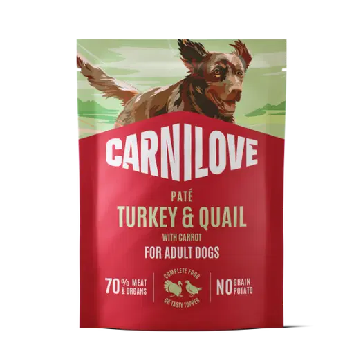 Carnilove NEW Dog Pouch Paté Turkey & Quail with Carrot
