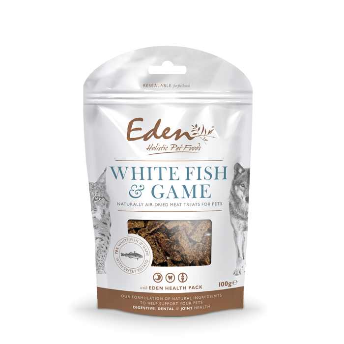 Eden White Fish & Game Treats 100g