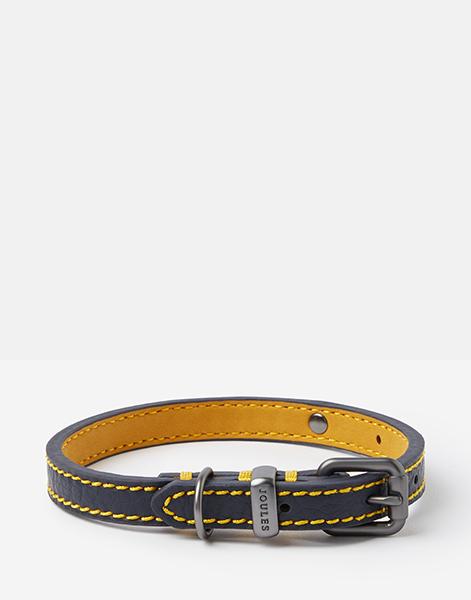 Joules - Navy Leather Collar