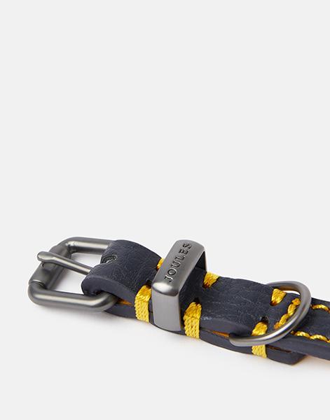 Joules - Navy Leather Collar