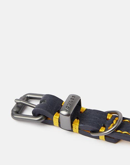 Joules - Navy Leather Collar