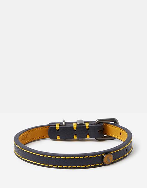 Joules - Navy Leather Collar