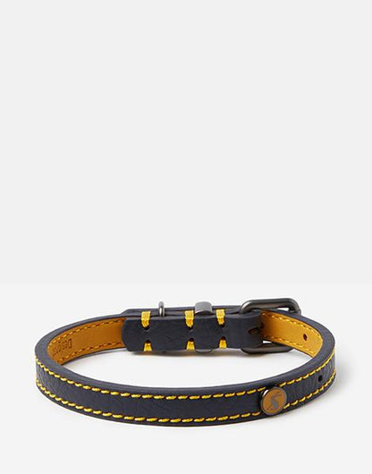 Joules - Navy Leather Collar
