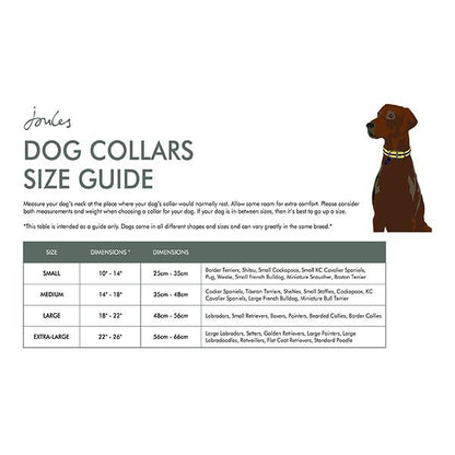 Joules - Navy Leather Collar