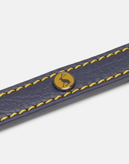Joules - Navy Leather Lead