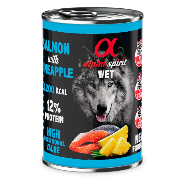 Alpha Spirit- Salmon with Pineapple Complete Wet Canned Dog Food
