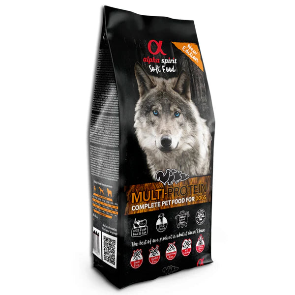 Alpha Spirit- Multi-Protein Complete Dog Food – Semi-Moist