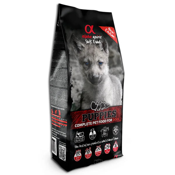 Alpha Spirit- Complete Dog Food Box For Puppies – Semi-Moist