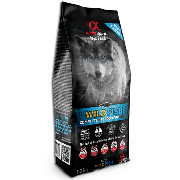 Alpha Spirit- Wild Fish Complete Dog Food – Semi-Moist