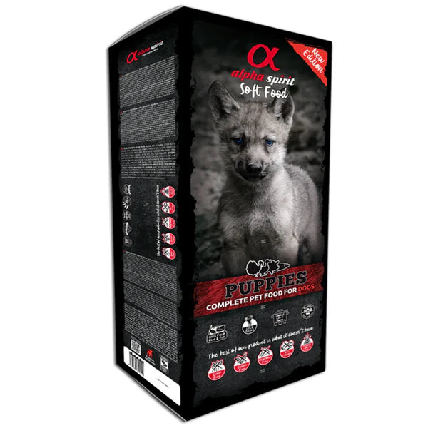 Alpha Spirit- Complete Dog Food Box For Puppies – Semi-Moist