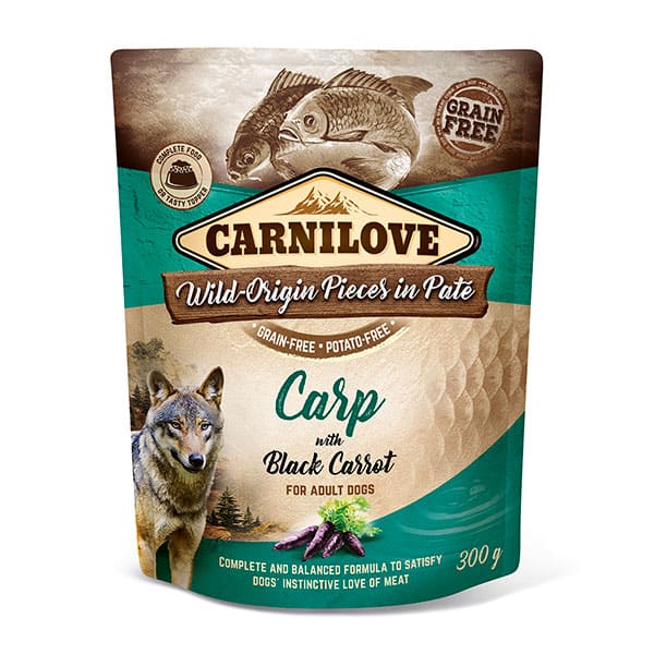 CARNILOVE Carp with Black Carrot (Wet Pouch)